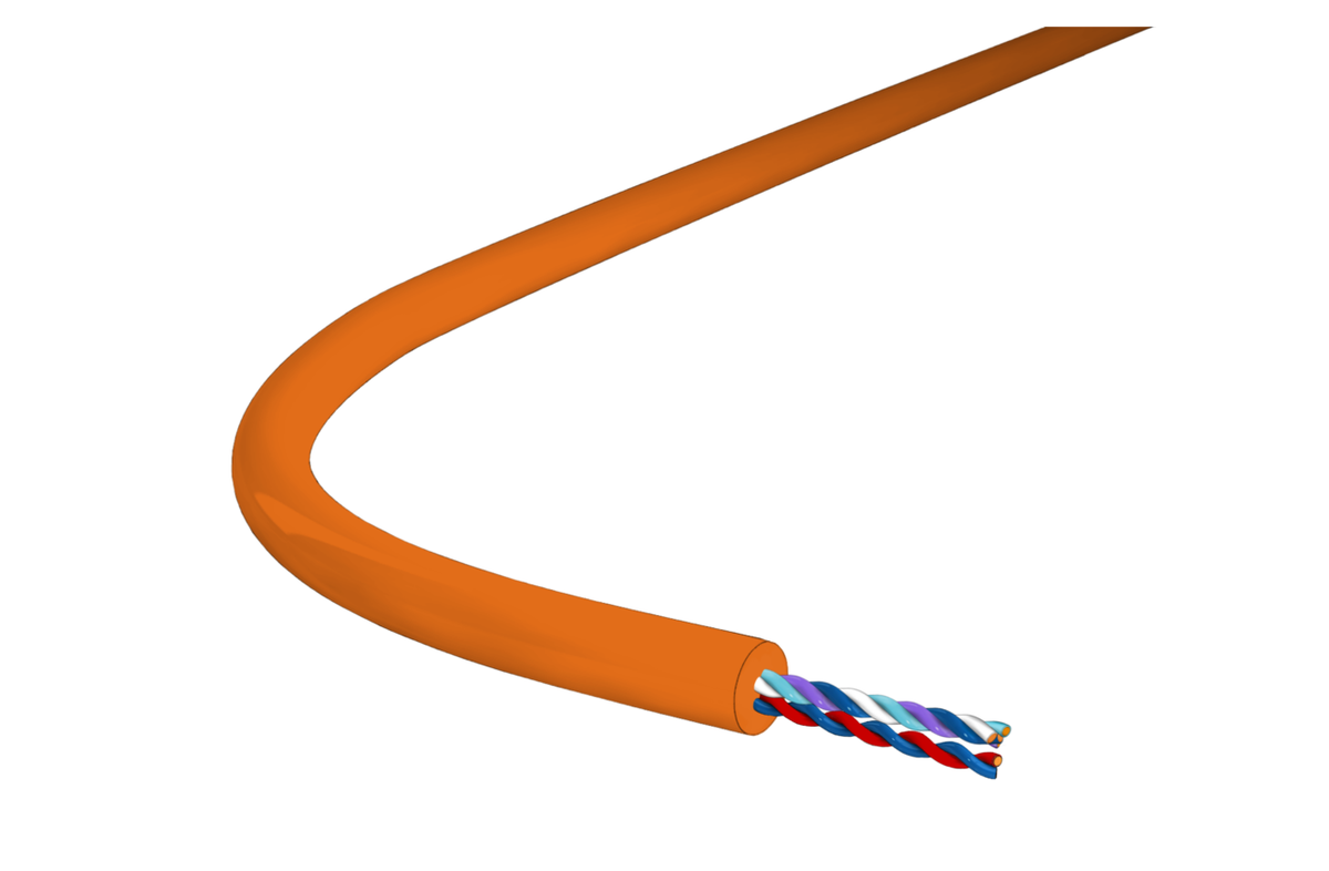 Cerberus 2x1.5 + 1x4x0.5 orange hf Kombi (09YS + 2Y)H