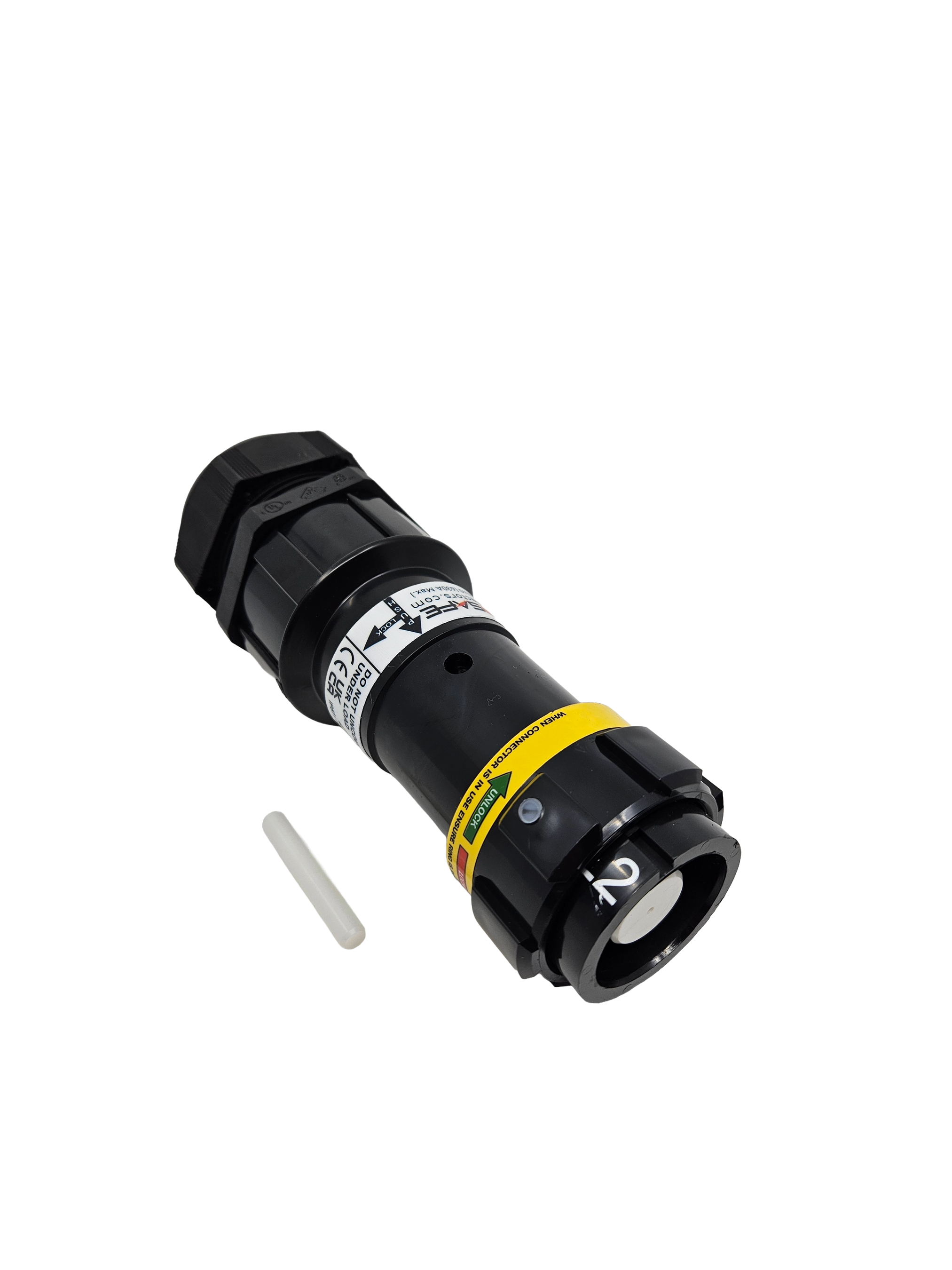 Powersafe Kupplung mit Rotalock 500A Schwarz Alu 150