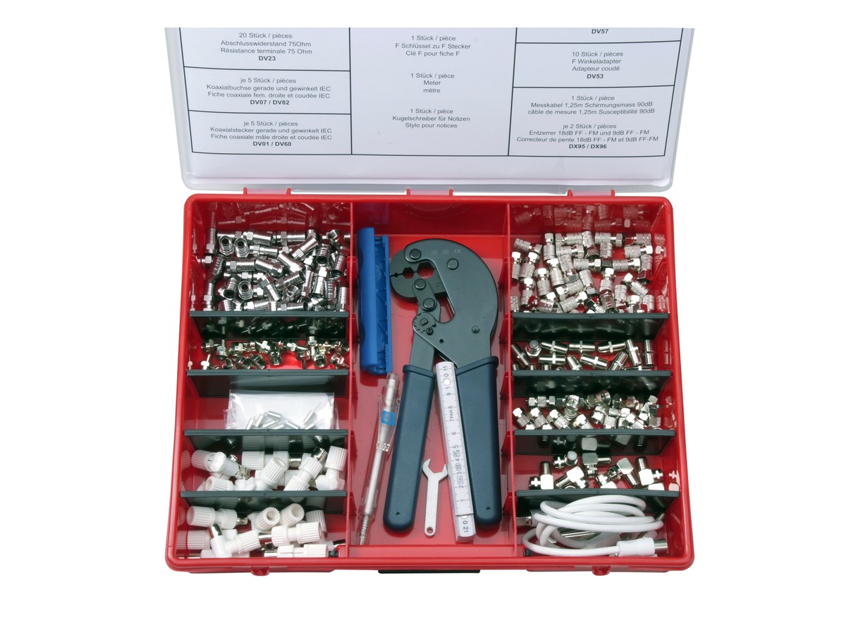 Antennen-Service-Koffer/Stecker- sortiment