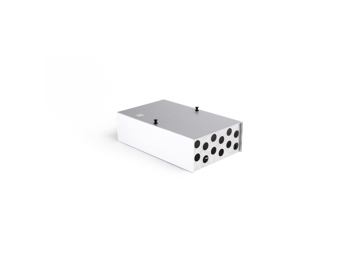 Bündeladeraufteiler Box gross 12xM16 Alu eloxiert 250x70x150mm