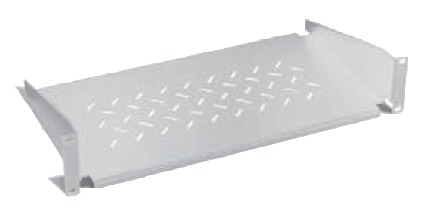 Console fixe 19“ 2U 250mm 2P 15kg avec FA PKx 400 RAL7035