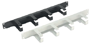 Panneau de rangement 19" 1U 4 guides métal 40x60 gr RAL7035