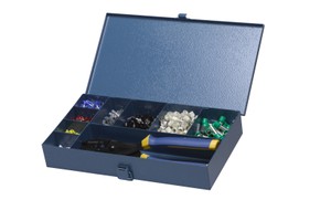 Aderendhülsen Sortimentkasten Aderendhülse isoliert 0.75-16mm2 und Presszange K3