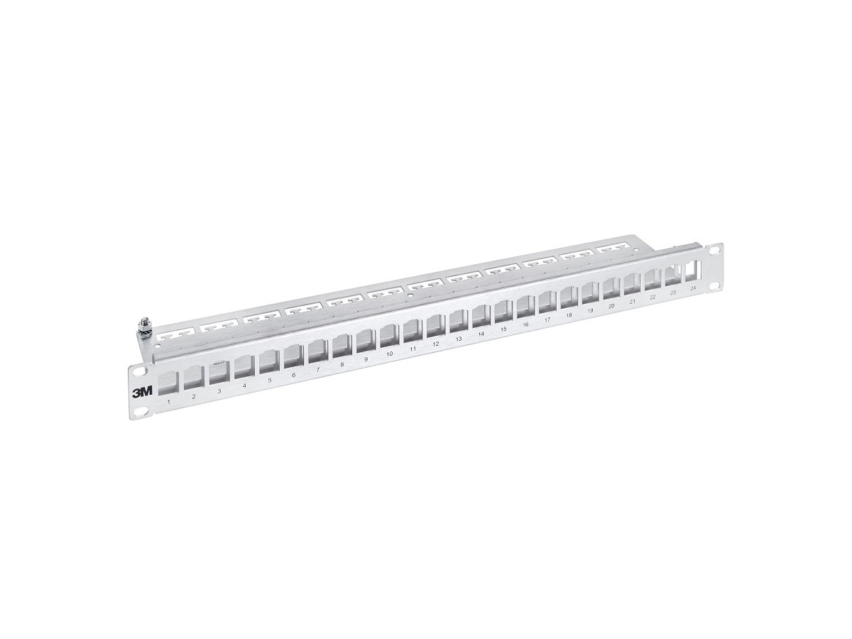 Corning  Patchpanel 24 Port 1HE leer ALU blank