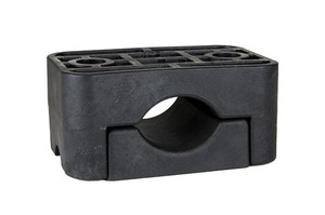 Bride de fixation noir, KOZ-36-52, Polyamide renforcé de fibre de verre, sans vis