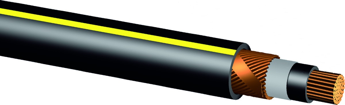 GKN 1x400/50 LPEN hf schwarz Fca