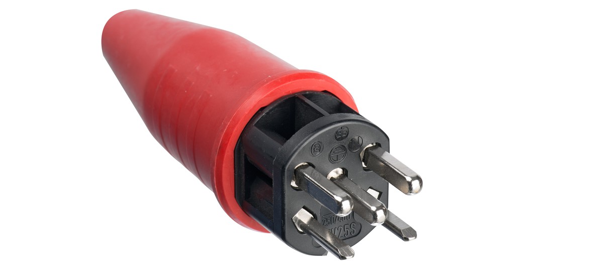 Gummistecker Typ 25 rot