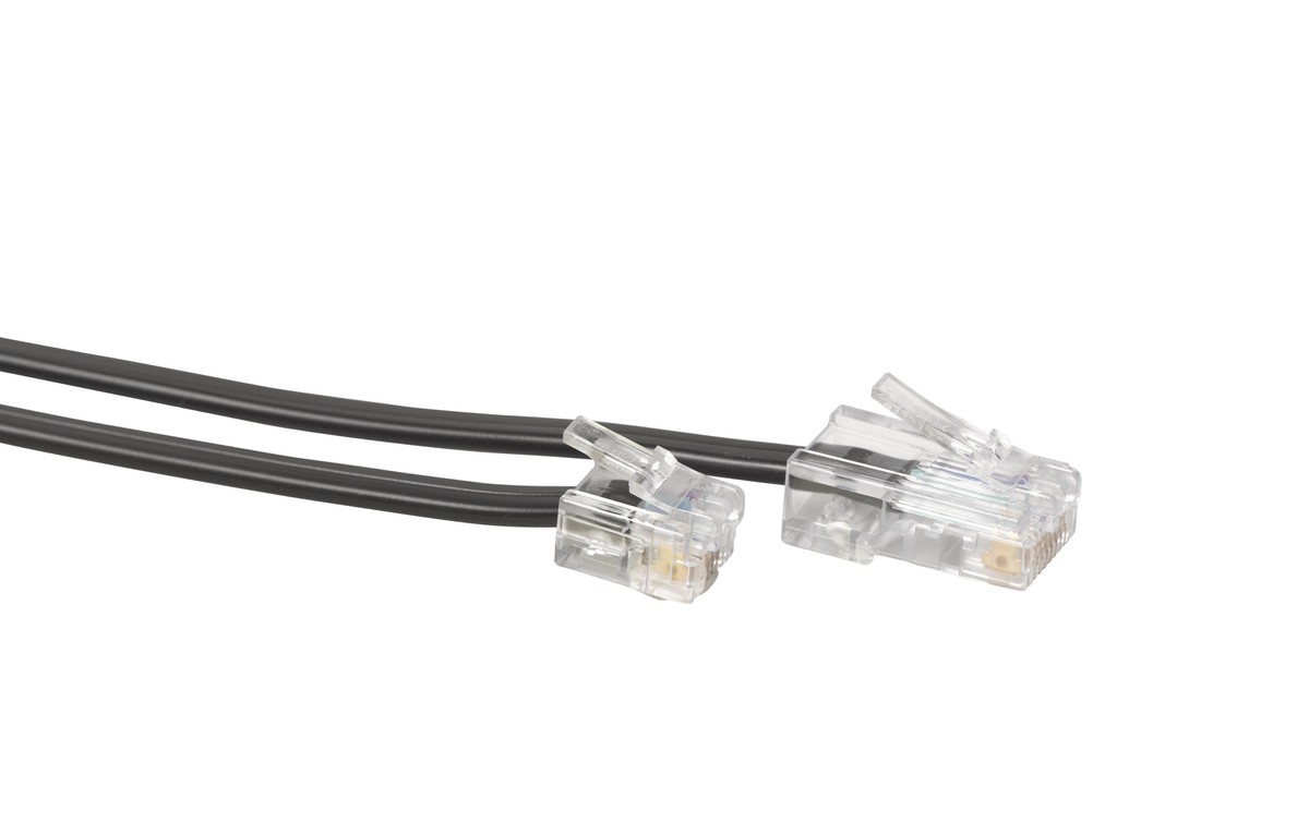 AK plat RJ11/RJ45 USA 4P nr 1.0m