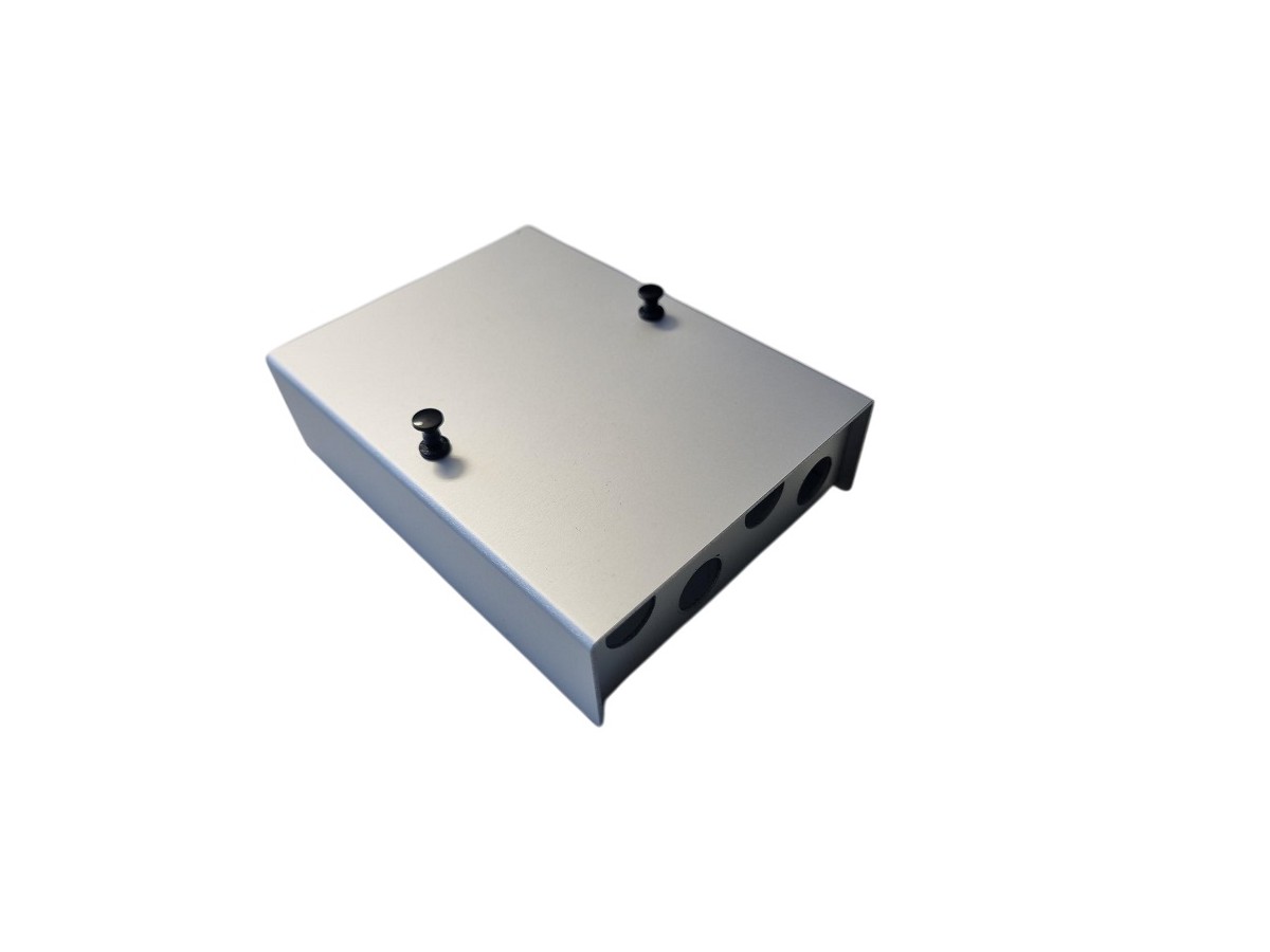 Bündeladeraufteiler Box klein 4xM16 Alu eloxiert 150x40x110mm