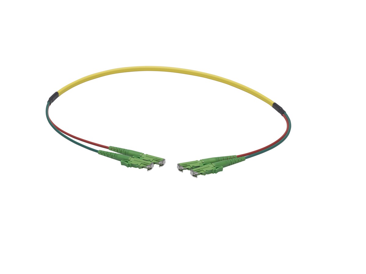VL Dupl. Fig. 0 9/125 E2000APC/E2000APC gn 1.5m