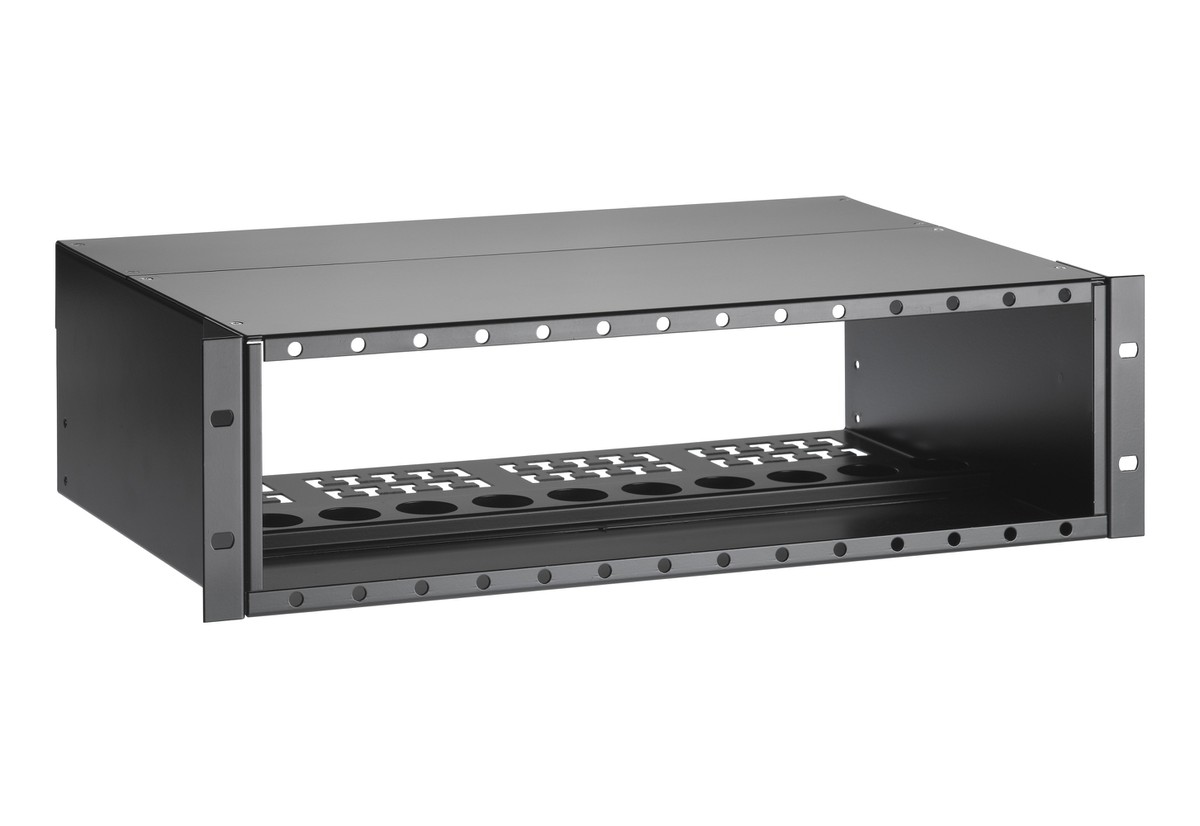 MTP 19"Baugruppentr. KLO 3HE leer schwarz