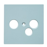 Abdeckplatte EDIZIO zu Radio-TV- Daten-Steckdose, komplett