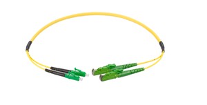 VL Dupl. Fig. 0 9/125 LC APC/E2000APC gb 1.5m