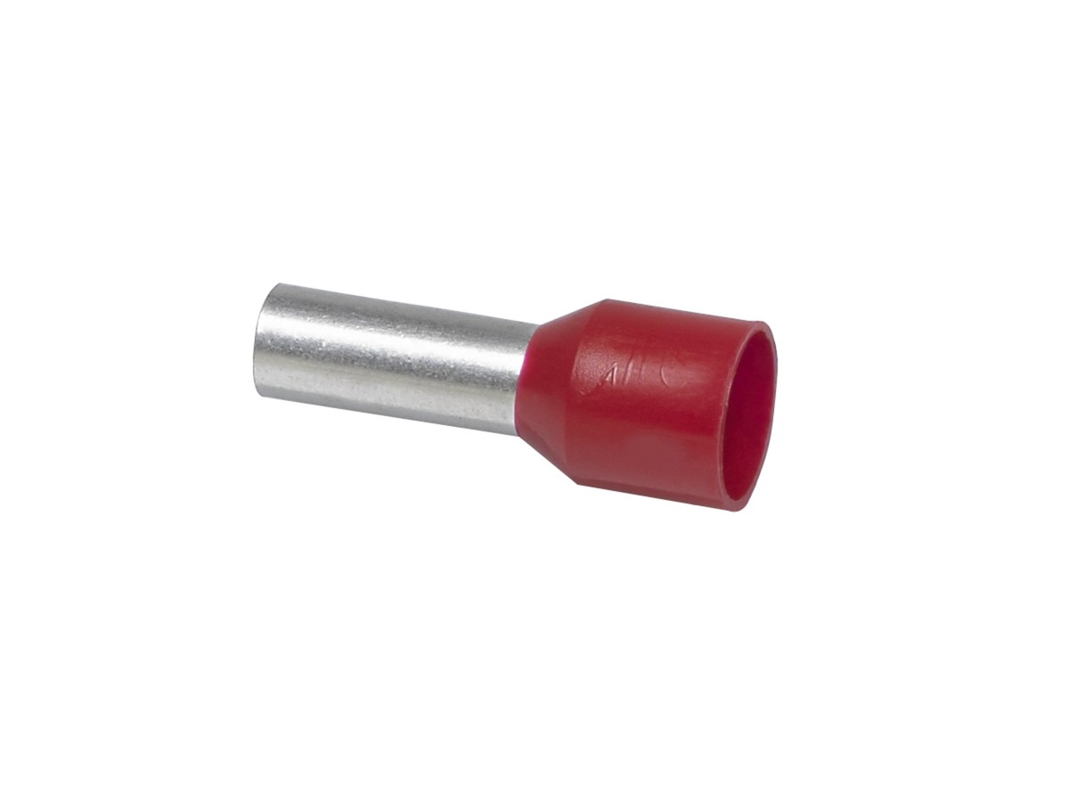 Embouts de câble isol. 8mm 2.5mm2 gris