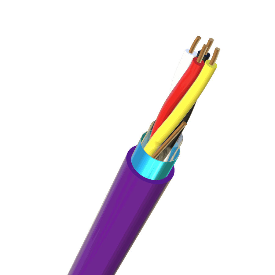 EIB/KNX-BUS (St) 2x2x0.8 sh violet Cca
