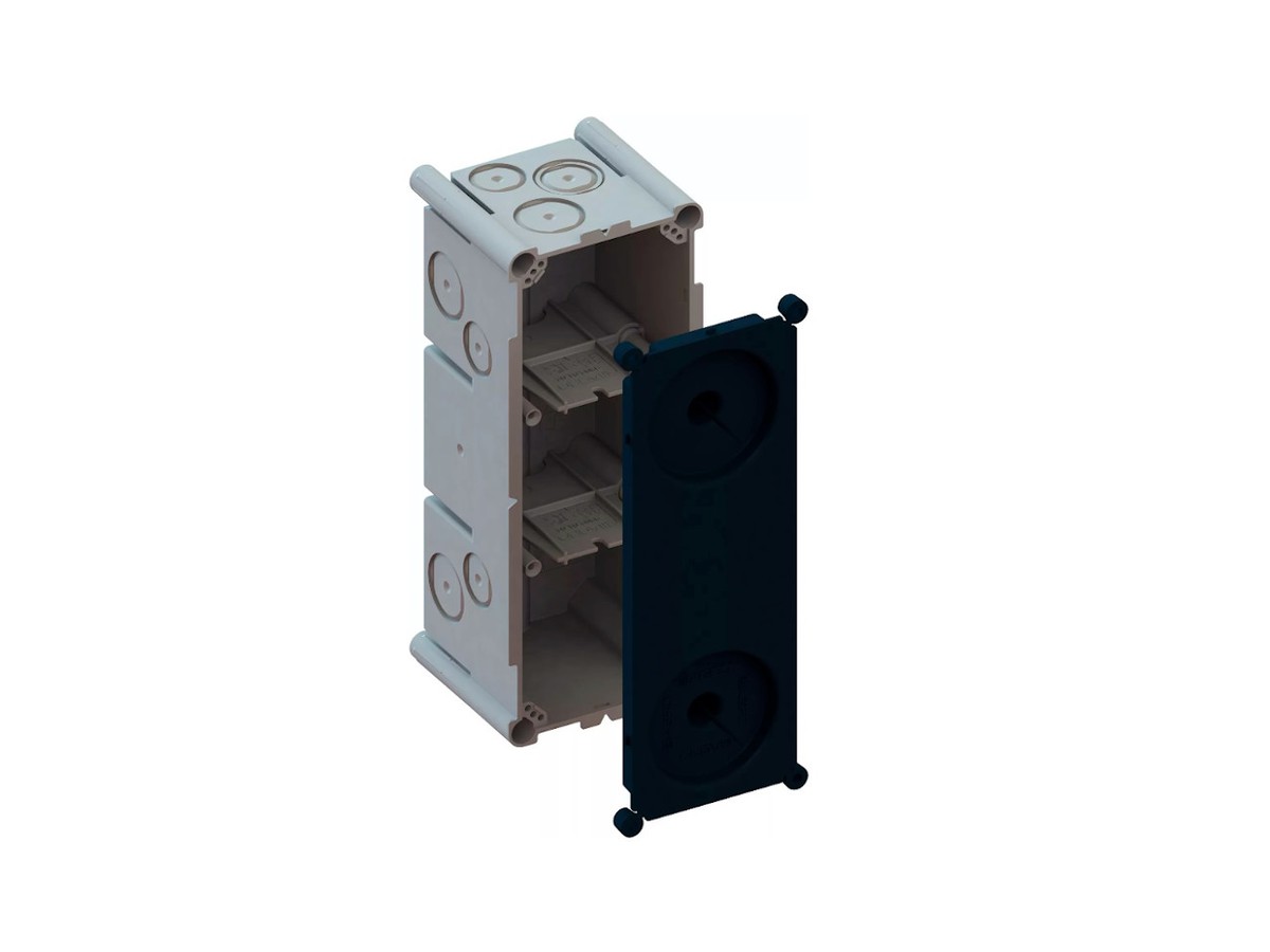 UP-Einlasskasten Varifix 197x77x70mm (3x1) grau