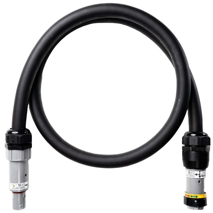 Alu Verlängerungskabel Gdv Schwarz 1x240 konf. Stecker/Kupplung Powersafe 50m