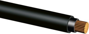 Soil 1x25 L sh noir Conduite de poteaux de toit Eca