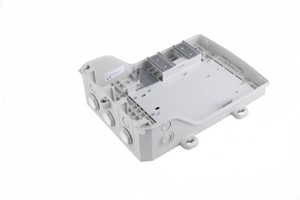 HAK  6 H V4 AP Hausanschlusskasten hybrid Aufputz Cu-Grundplatte in Gehäuse montiert, für  bis zu 6 NE