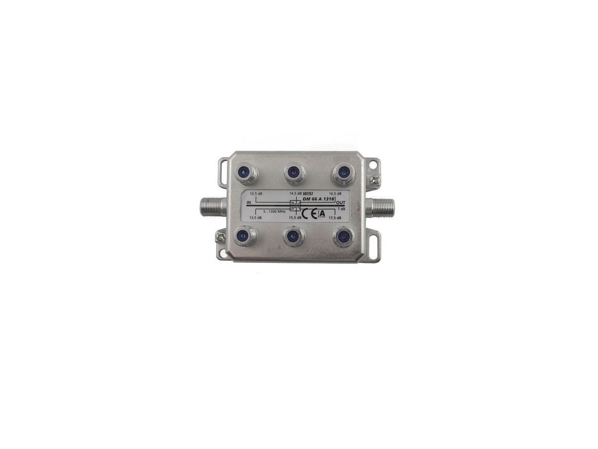 F-Abzweiger, DM66A 1318 6-fach 13-18dB 5-1300MHz