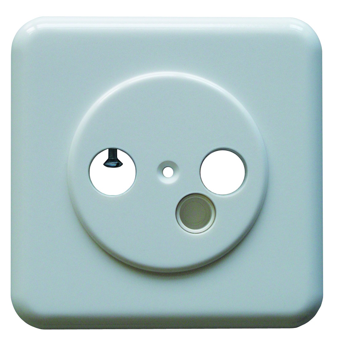 Abdeckplatte STANDARD zu Radio- TV-Daten-Steckdose, komplett