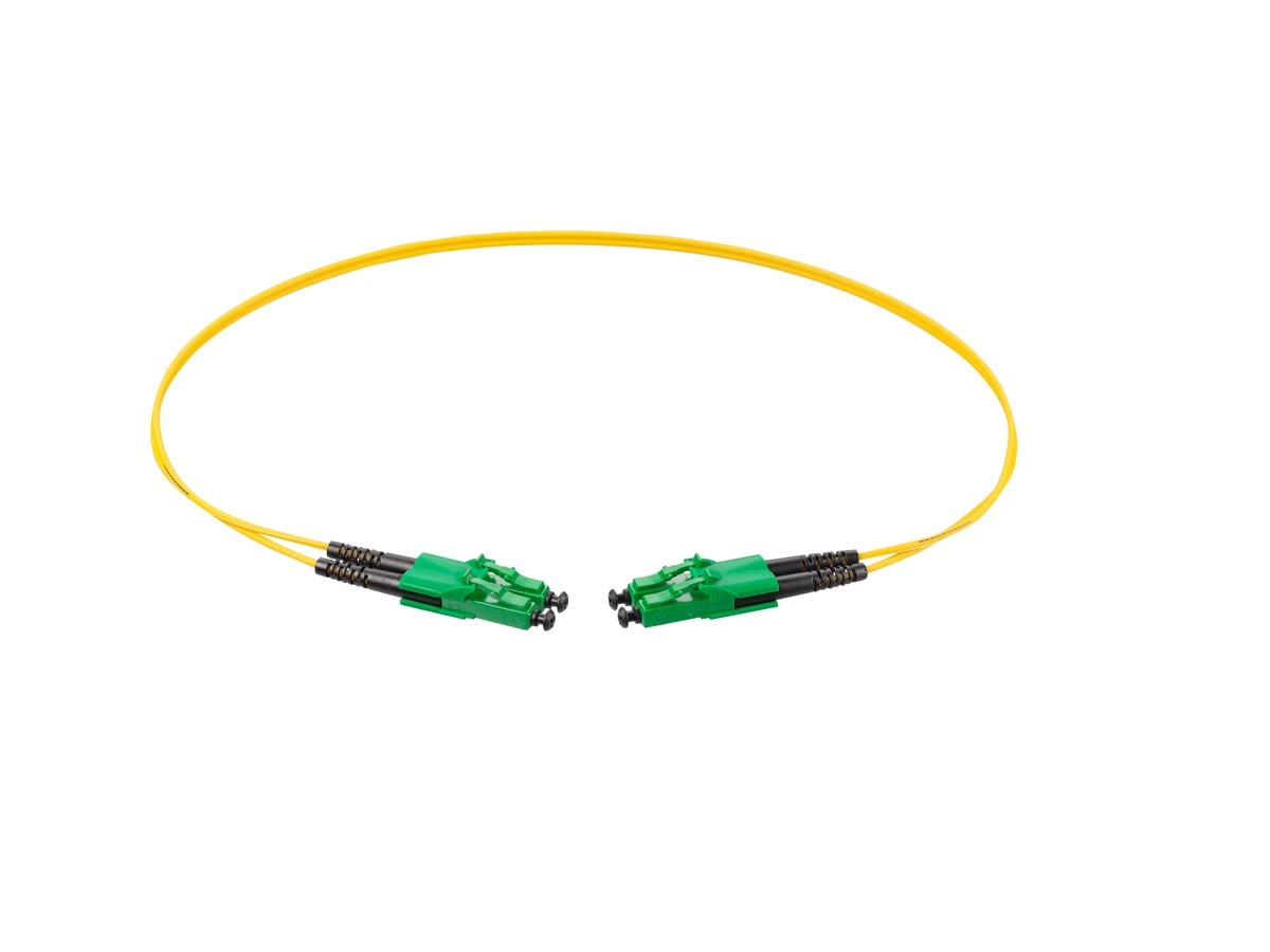 VL Dupl. Fig.8 9/125 LC APC/LC APC gelb 3.0m
