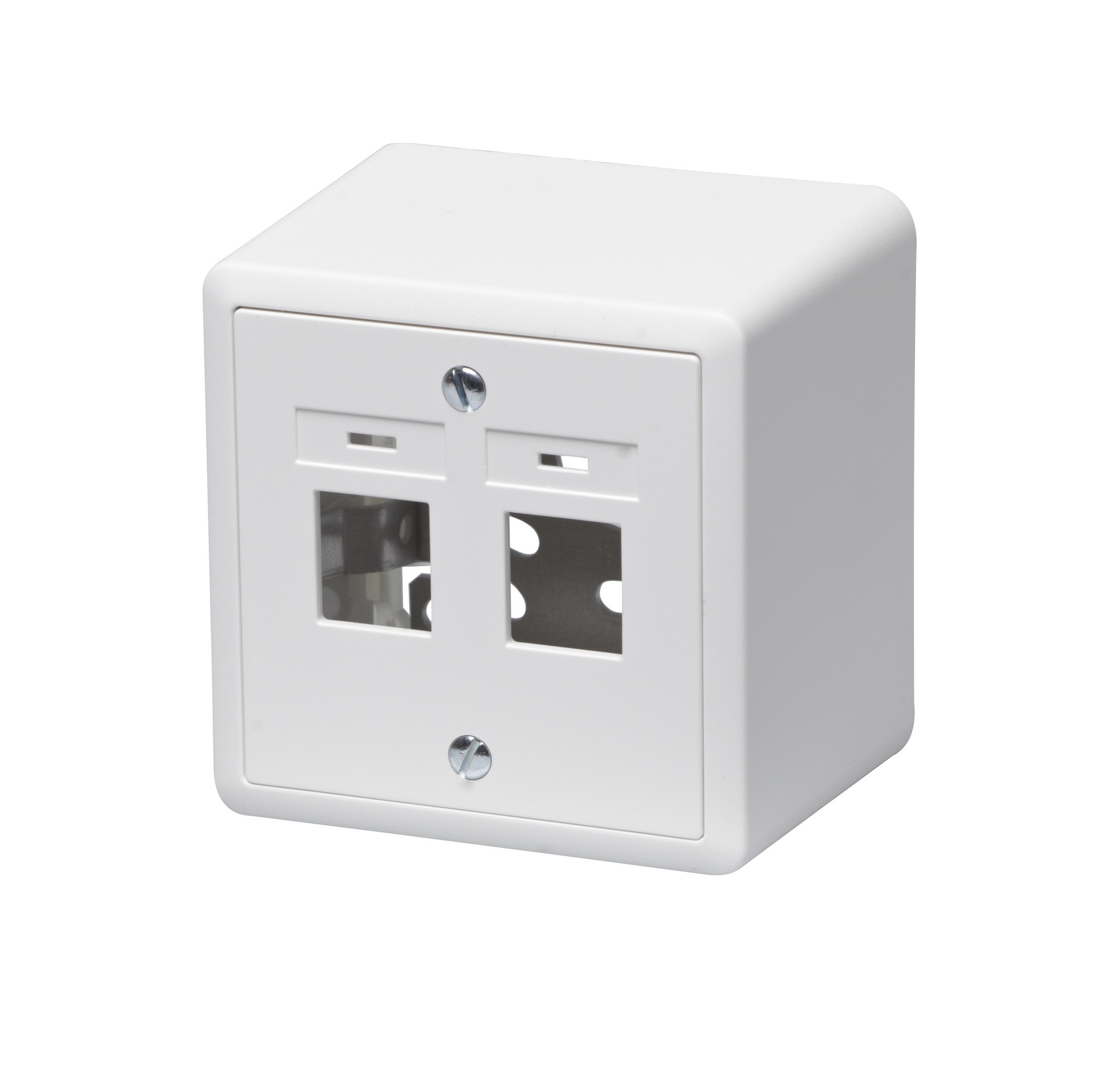 AMP RJ45 AP Edizio 1/2 fach ws