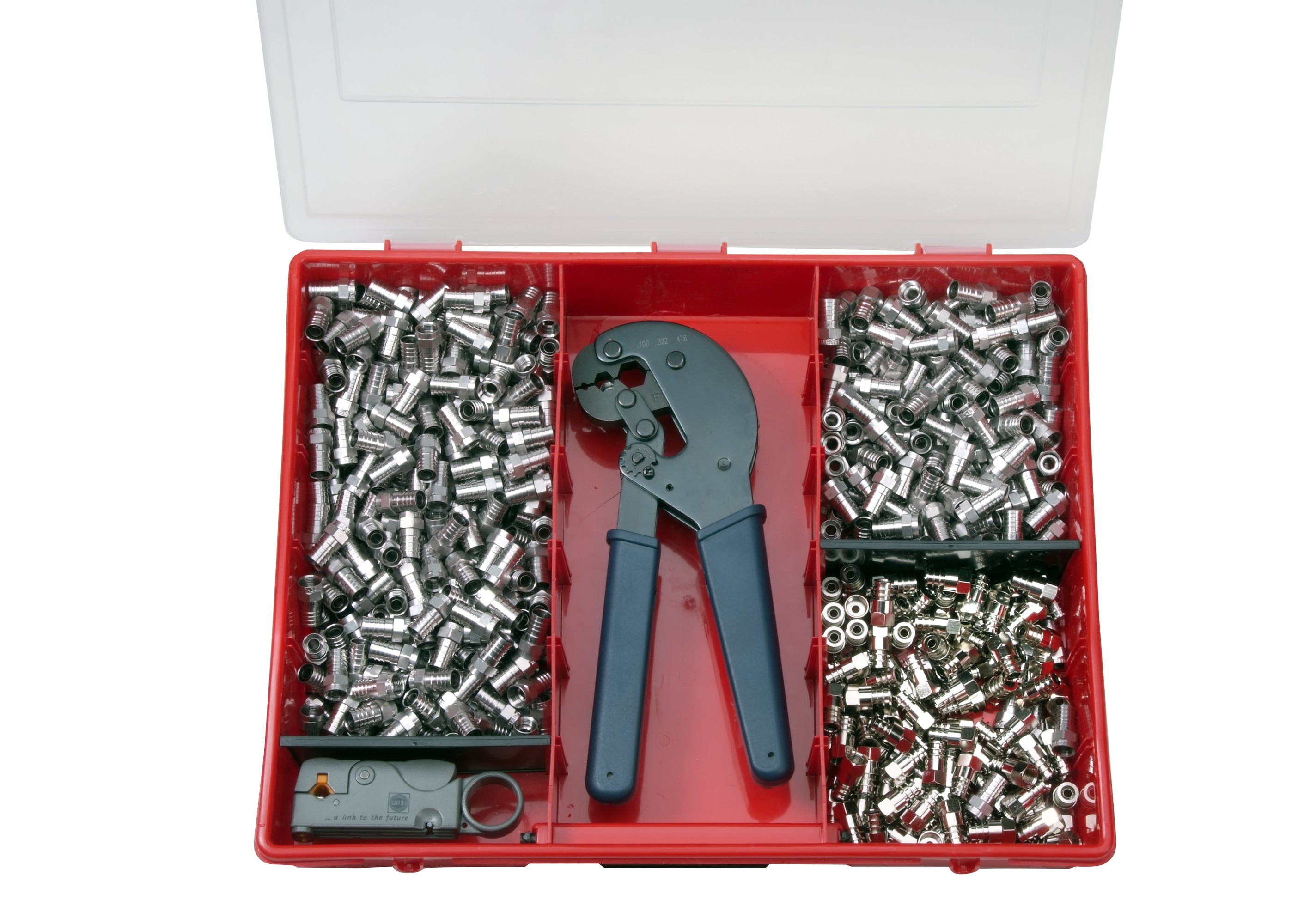 Coffret de service antenne à sértir