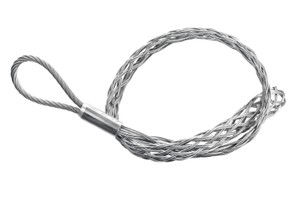 Tire-câble tressé Ø 40 - 50 mm étamé, 1 boucle, longuer 600 mm, force de traction 27.5 kN