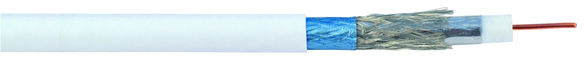 Koax MK96A 100m Spule PVC weiss Dca