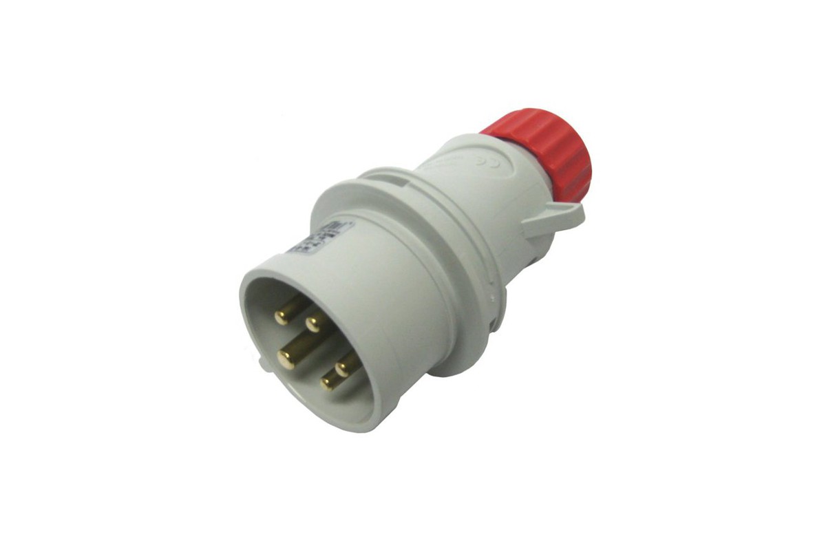 CEE-Stecker 5P 32A 400V gu/rt (IP44)