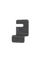 Elément de fermeture pour brides de câbles en forme de J