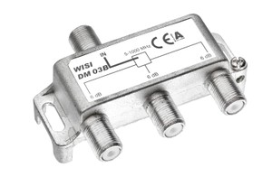 Répartiteur 3 voies, 5.9 dB 4-1000MHz
