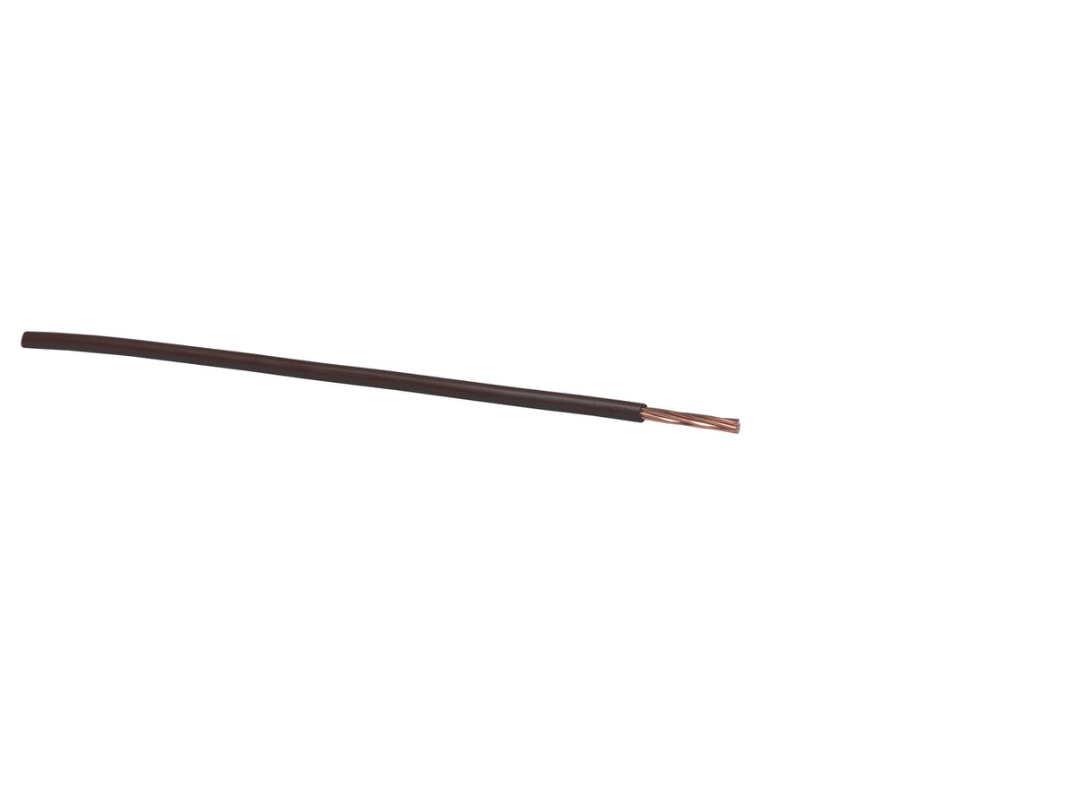Corde-T 16 mm2 brun Eca H07V-R