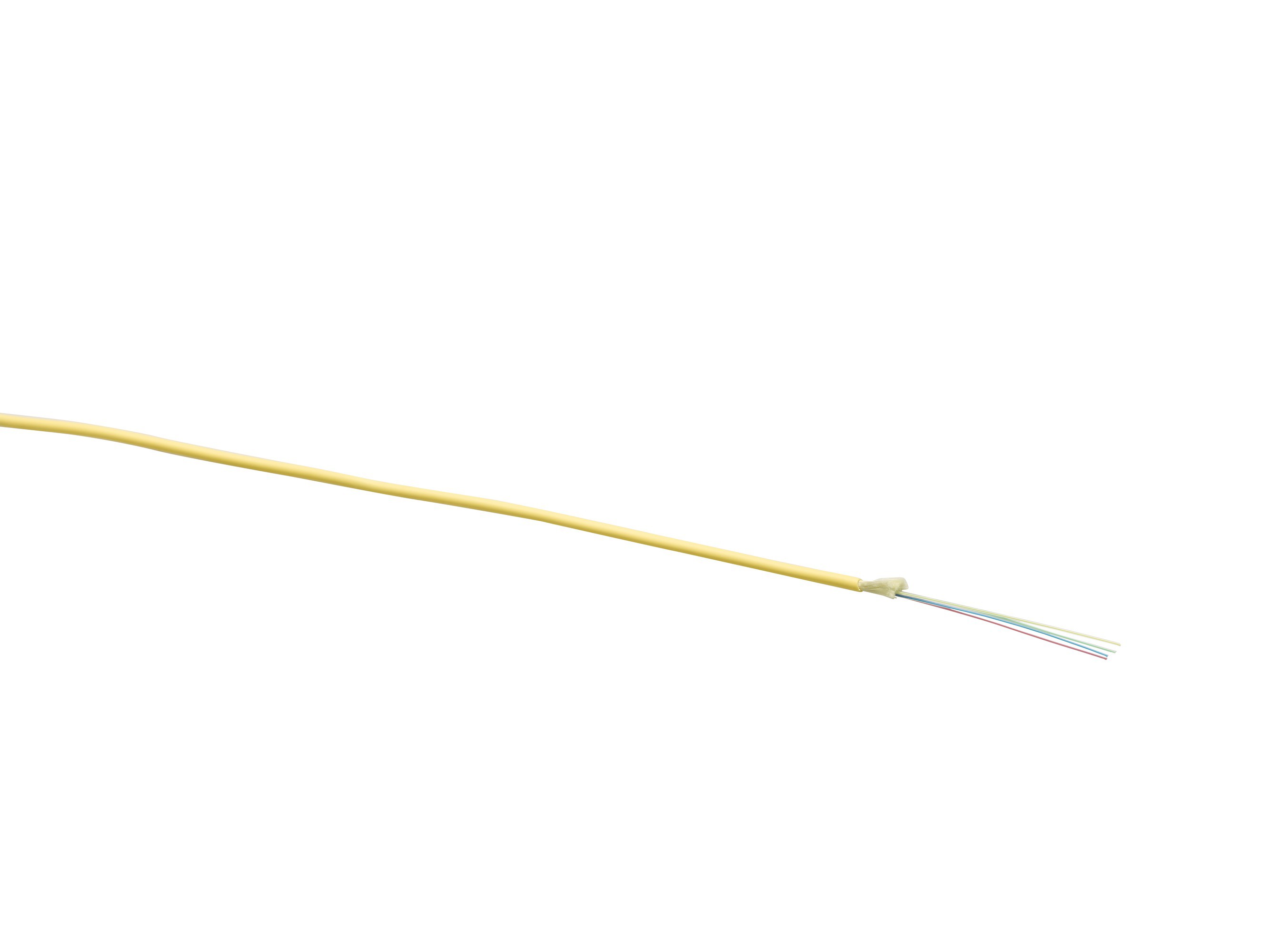 LWL Indoor-Kabel 4fs G657A Dätwyler 2.8mm Dca Festader-Konstruktion 2.8mm gelb