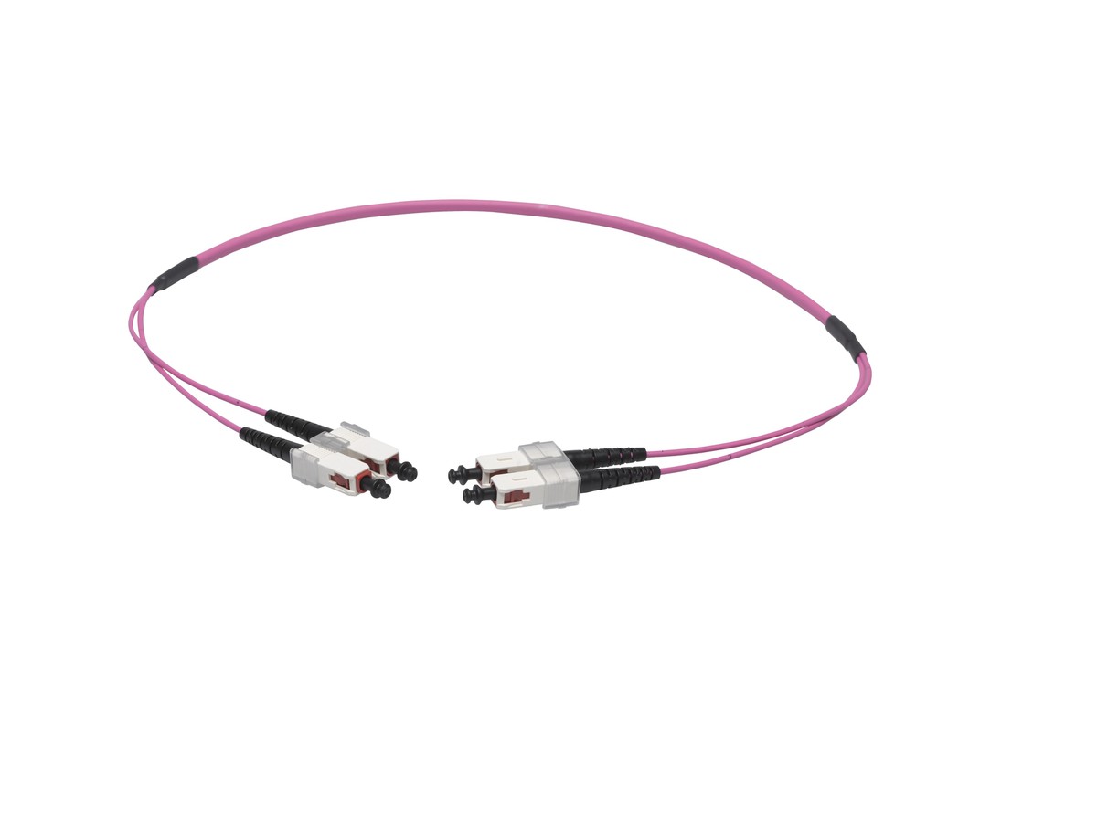 VL Dupl. Fig. 0 50/125 OM4 SC/SC erikavio. 6.0m