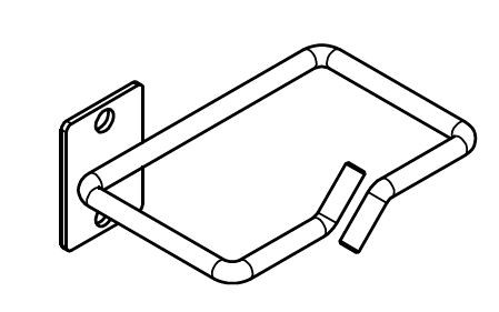 Etrier-guide de câb. 65x100mm