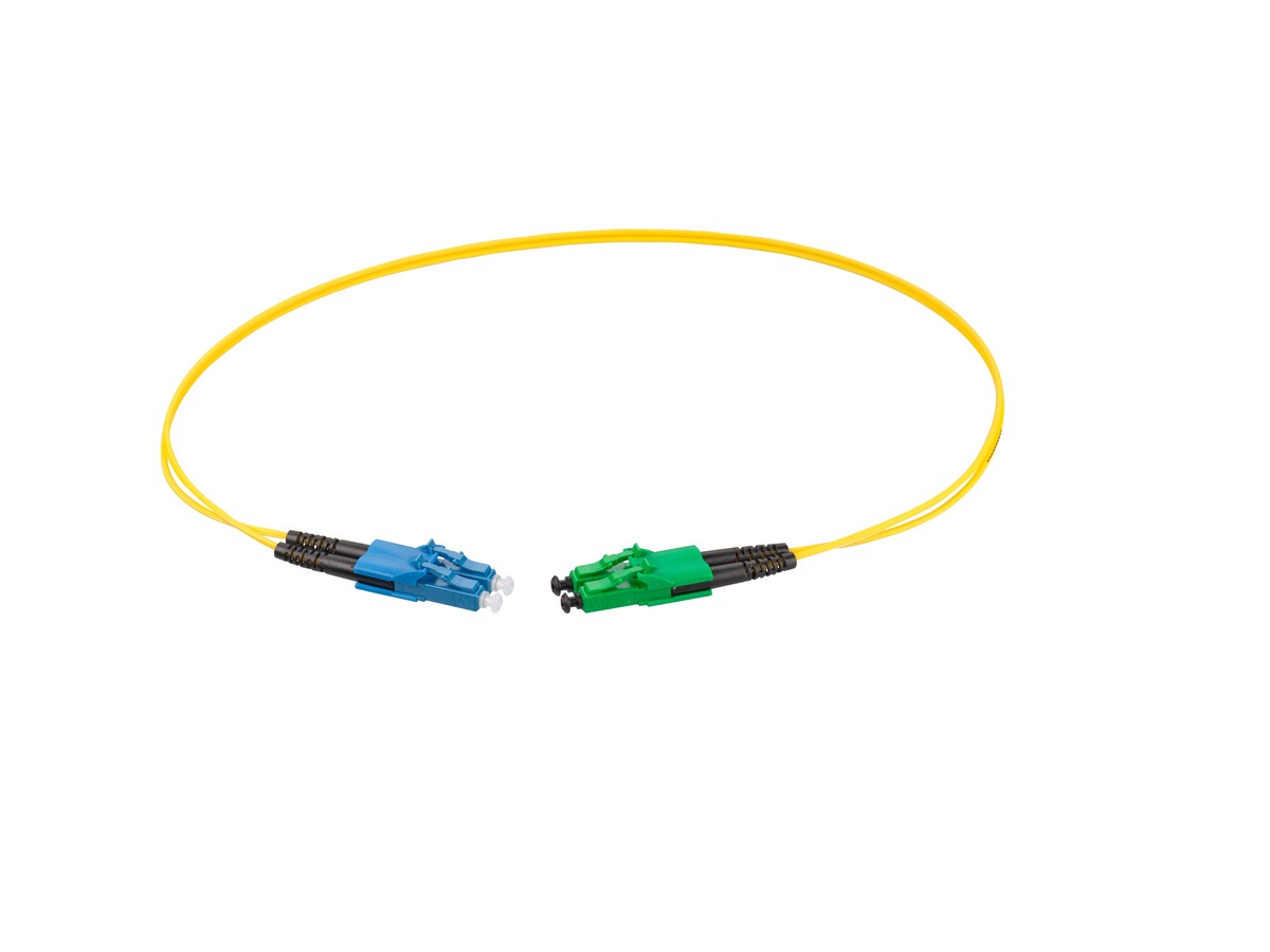 VL Dupl. Fig. 8 9/125 LC-LC APC gelb 3.5m