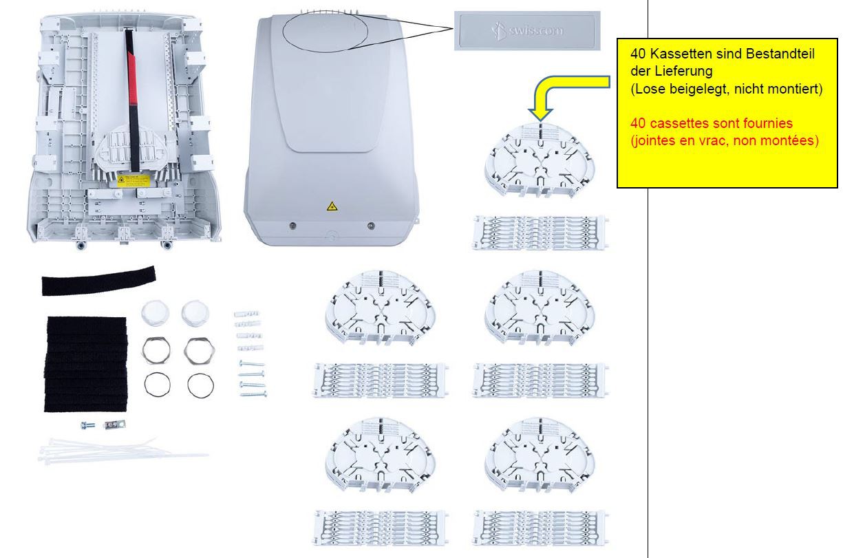 HAK o 40 V2 complet avec cassettes et logo
40 cassettes sont fournies (jointes en vrac)