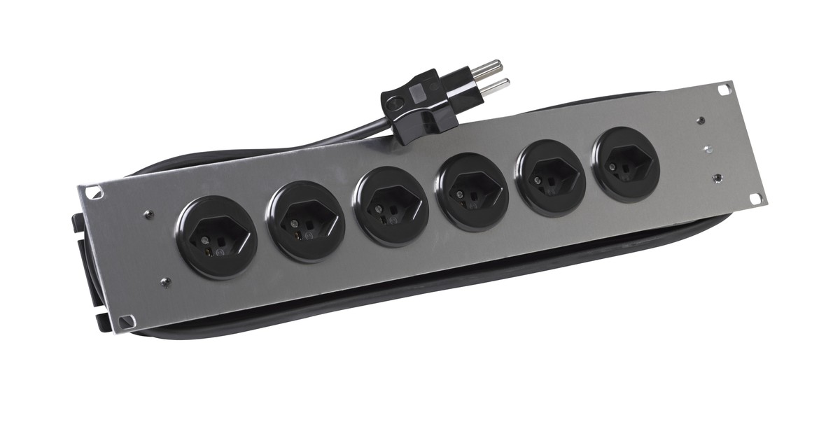 19"prise  mult.  6xT23 s.i.. 3m nr fin de serie