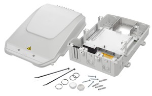 Coffret de raccordement HAK 10 Hybrid V3 équipé complet avec Set de FO (pas équipé CU)