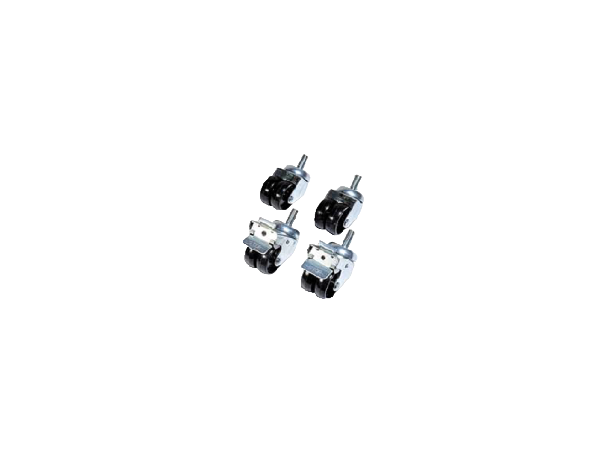 Roulettes pour Rack serveur 400kg M12 85mm (6 pièces)
