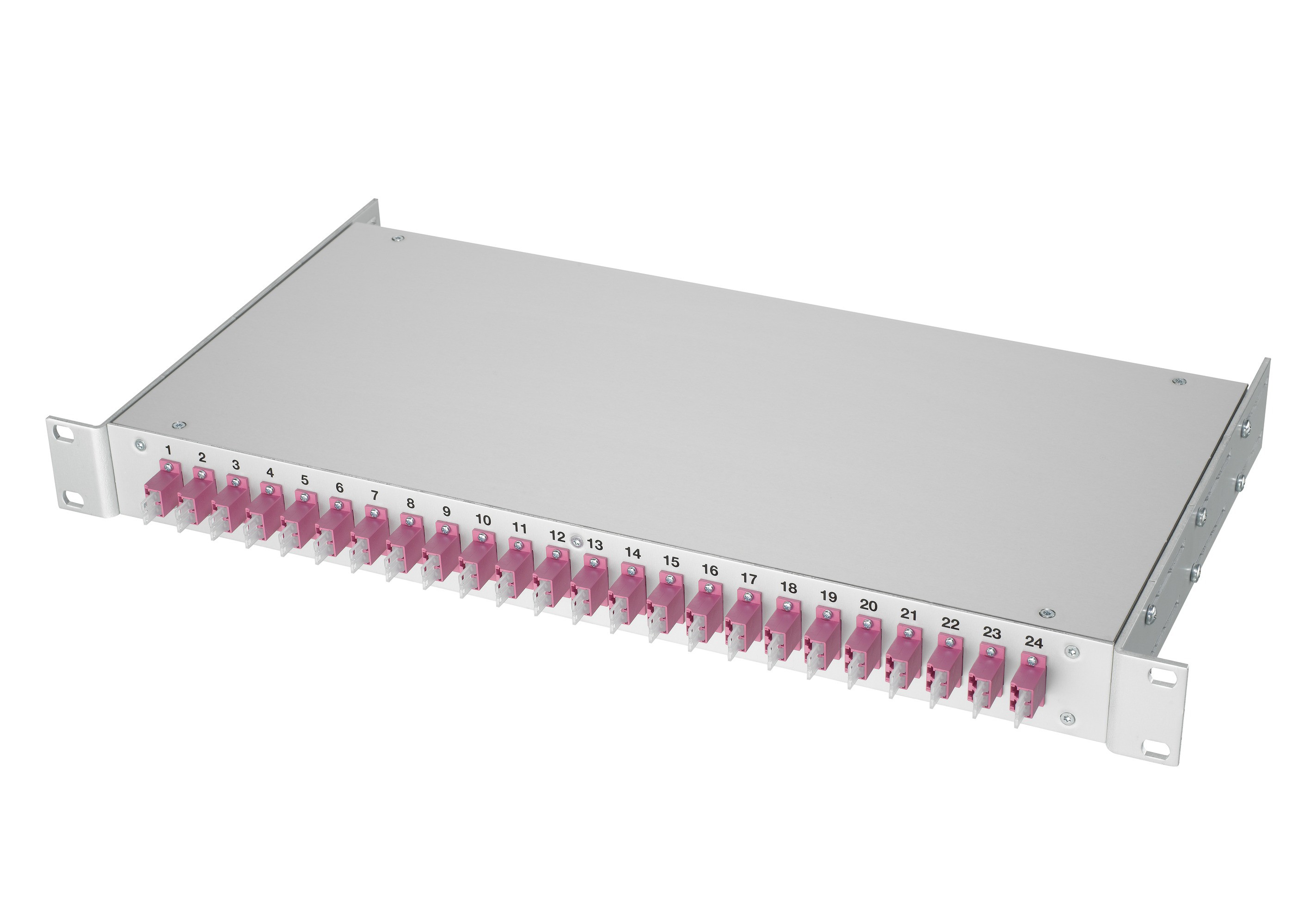 LWL 19" KEV 1HE zu ML 4xLC/Dupl. MST OM4 erikavio.