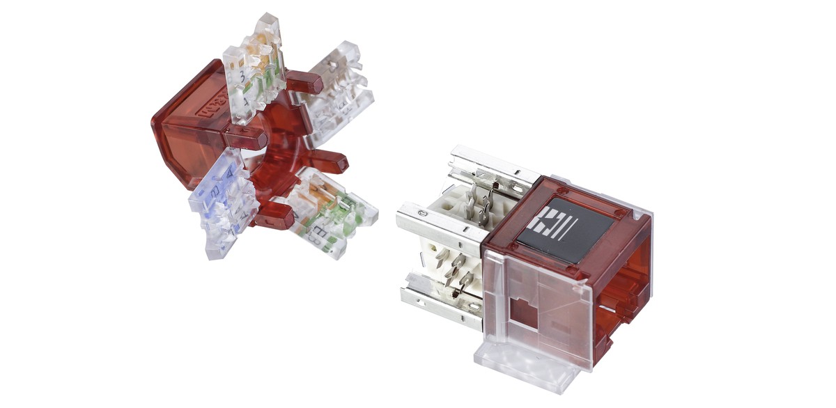 R&M Module FN 1xRJ45 Cat.6A ISO UTP cond. 100pcs