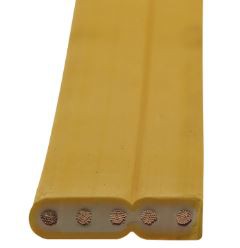 Câble plat Technofil 5x2.5 LNPE sh jaune 2.0 B2ca