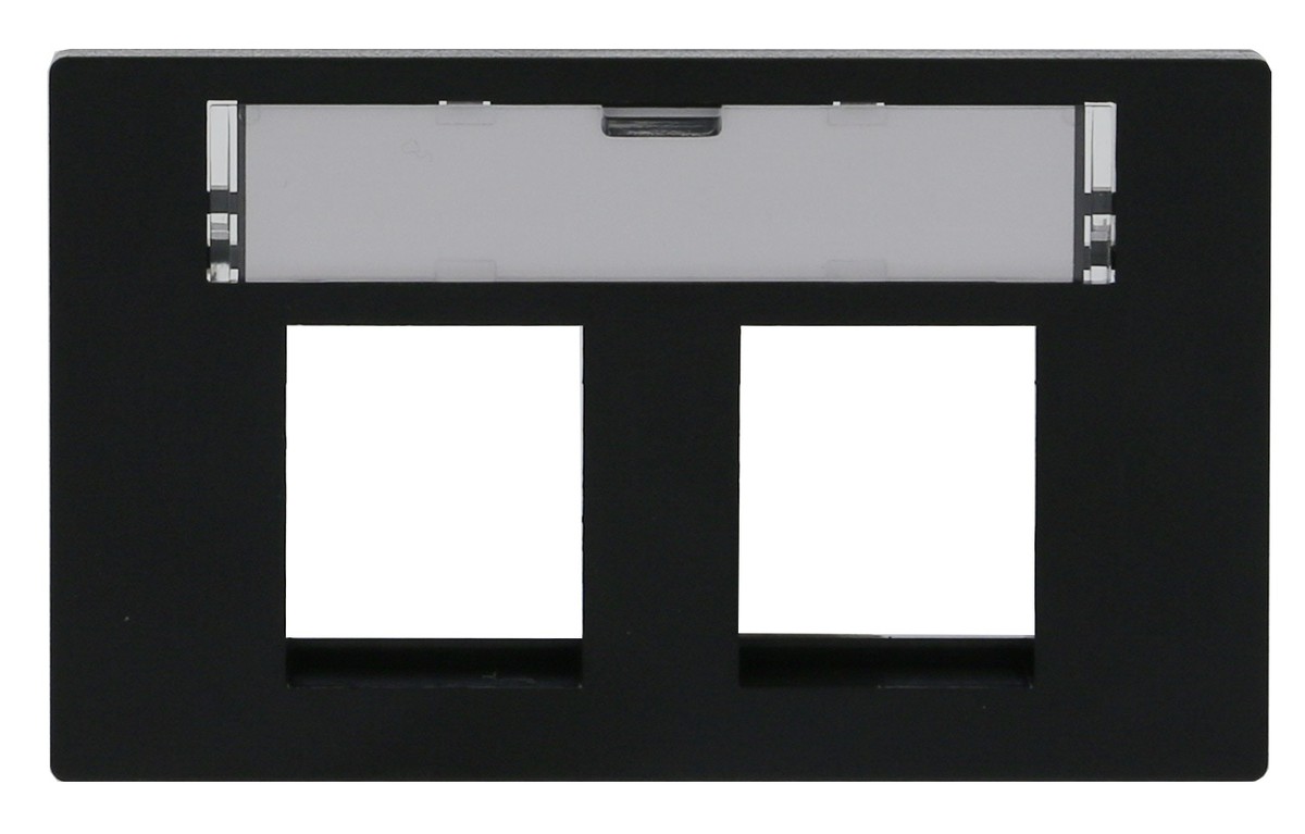 FLF Anschlussdose, 2x Keystone 20, sz