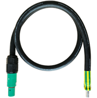 Alu Verlängerungskabel Gdv Schwarz 1x150 konf. Stecker PowerSafe/Anschlussbolzen 10m