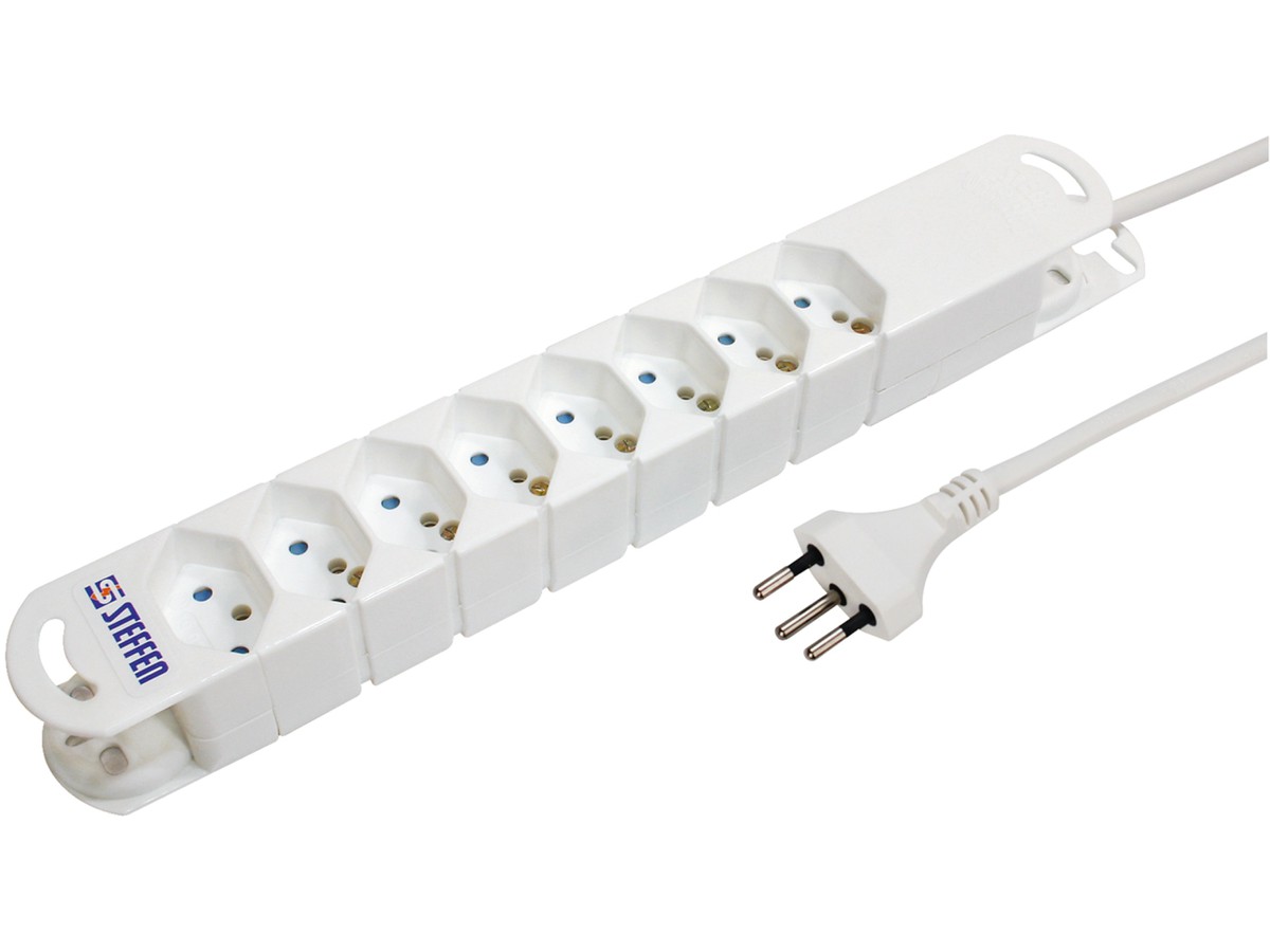 Multiprise VARIABL 8xT13 3m avec interrupteur et aimants bl