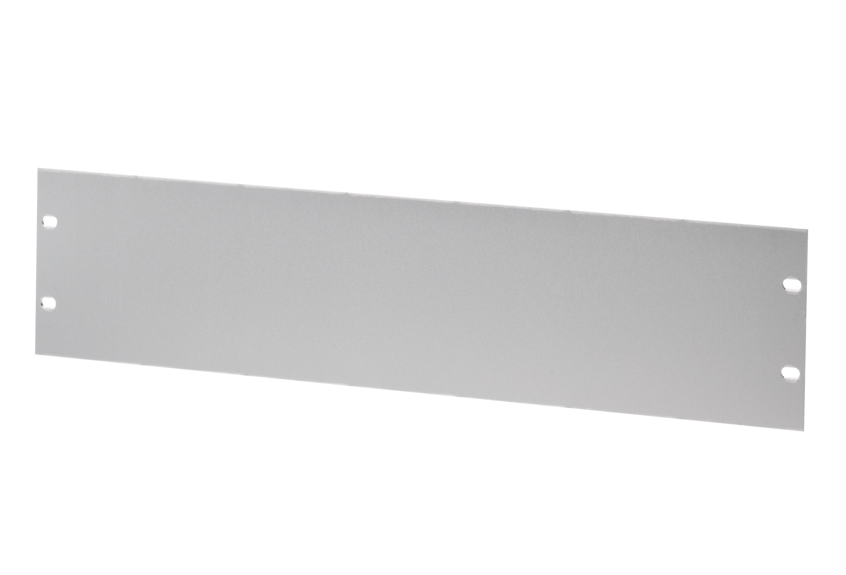 Blind-Frontplatte alu 6HE