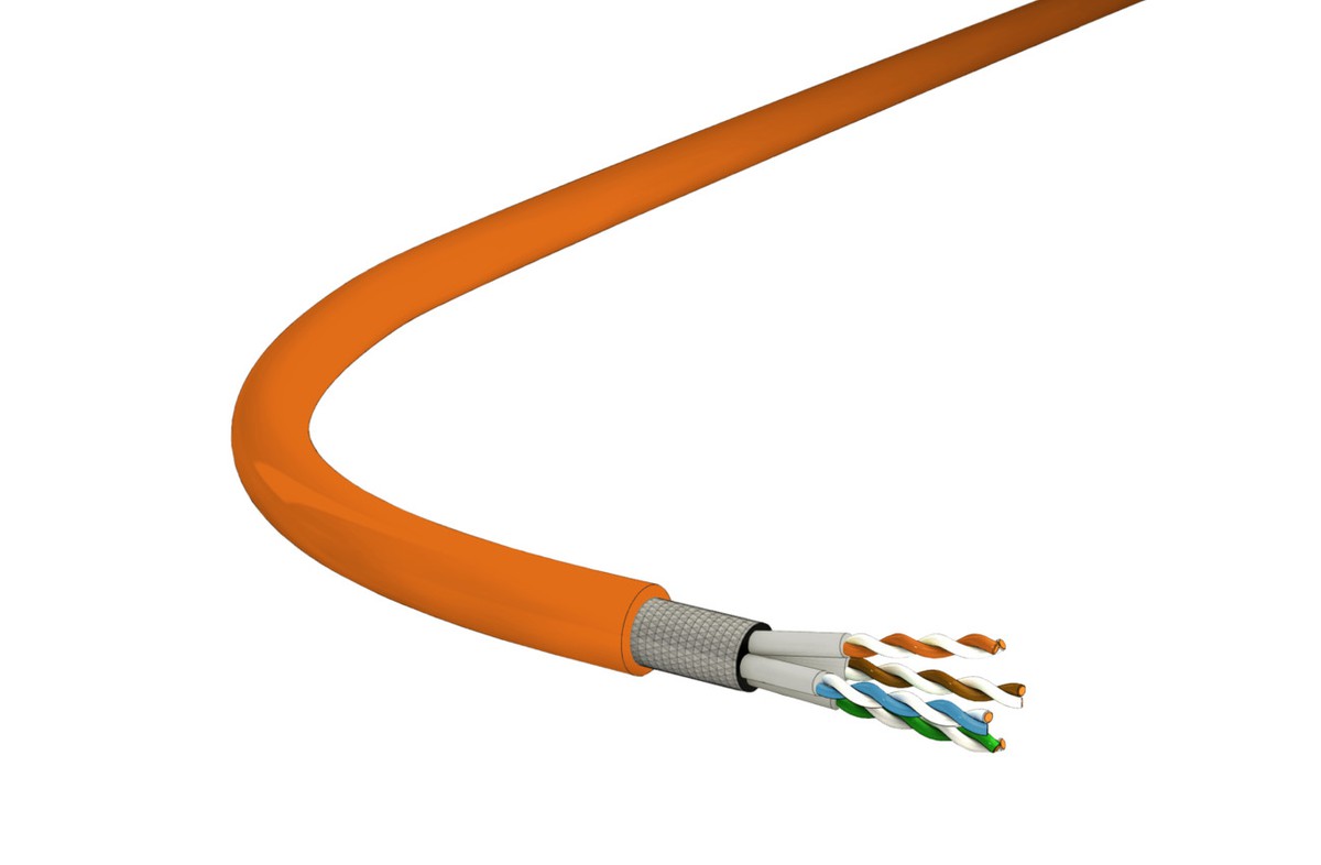 KABLAN Euronet 323 Kat.7 S/FTP 4x2xAWG23 FRNC orange Cca